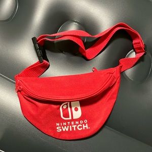 Nintendo Switch Red Fanny Pack